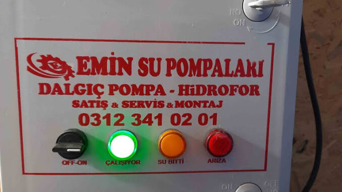 Ankara Hidrofor Pompa Servisi -0312.341.02.01